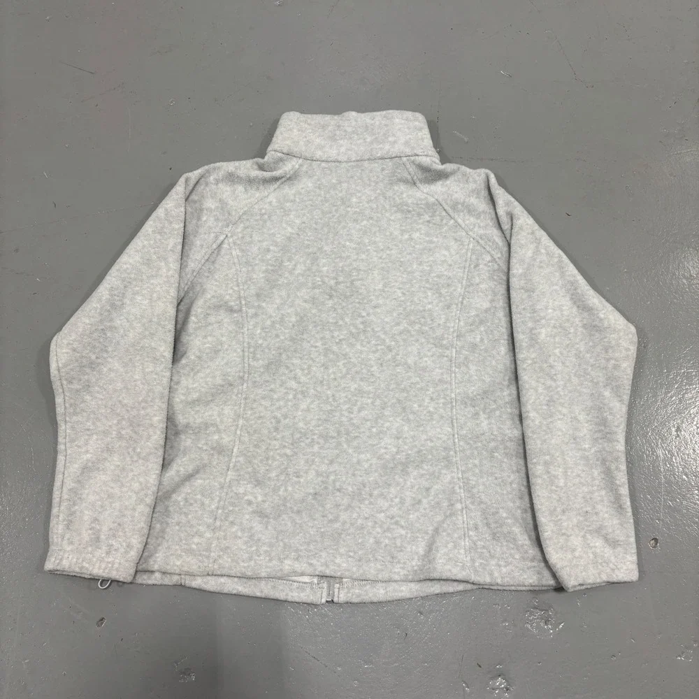 Columbia Benton Springs Full Zip Fleece Jacket Grey Womens 2X 1372112-034 NEW